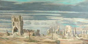 Rothenstein William 1872 1945 Gallery: The Cloth Hall, Ypres (oil on canvas)