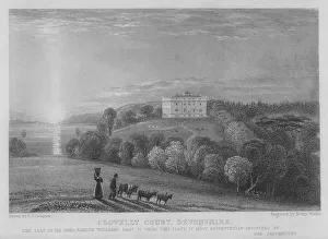 Clovelly Court, Devonshire (engraving) Clovelly Court, Devonshire (engraving)