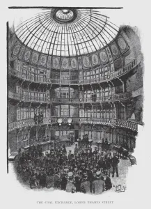 The Coal Exchange, Lower Thames Street (litho) The Coal Exchange, Lower Thames Street (litho)
