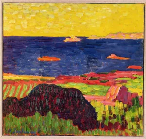 The Coast near Carantec. 1905-06 (oil on card) The Coast near Carantec. 1905-06 (oil on card)