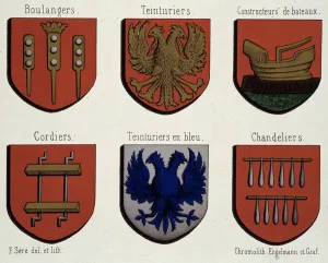 Flemish Region Gallery: The Coats of Arms of Ghent (Sample of the Coats of Arms of the Middle Ages): Bakers
