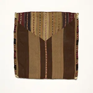 Coca Bag, 1532-1650 (cotton & camelid wool, slit tapestry weave with bands of two-colour Coca Bag, 1532-1650 (cotton & camelid wool, slit tapestry weave with bands of two-colour