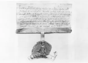 The last codicil of Louis IX, written August 1270 (parchment) The last codicil of Louis IX, written August 1270 (parchment)