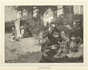 Coffee on the Terrace (engraving)