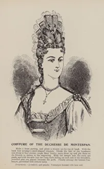 Coiffure of the Duchesse de Montespan (engraving) Coiffure of the Duchesse de Montespan (engraving)