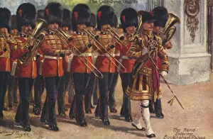 Bands Gallery: The Coldstream Guards (colour litho)