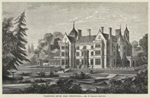 Colesborne House, near Cheltenham (engraving)