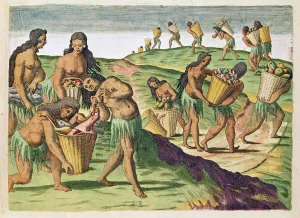 Collecting Food for the Communal Storehouse, from Brevis Narratio Collecting Food for the Communal Storehouse, from Brevis Narratio