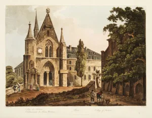 College of Navarre, illustration from Versailles, Paris and Saint Denis, pub College of Navarre, illustration from Versailles, Paris and Saint Denis, pub