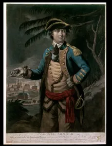 Colonel Benedict Arnold, pub. London, 1776 (mezzotint) Colonel Benedict Arnold, pub. London, 1776 (mezzotint)