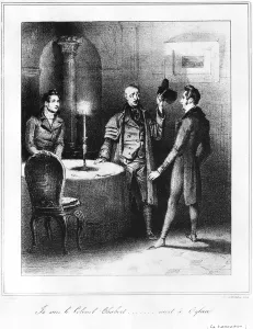 Colonel Chabert, illustration from Le Colonel Chabert by Honore de Balzac Colonel Chabert, illustration from Le Colonel Chabert by Honore de Balzac
