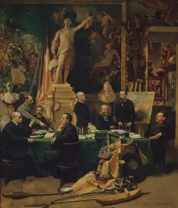 The Colonial Delegates and Jules Ferry (1832-93) 1892 (oil on canvas) The Colonial Delegates and Jules Ferry (1832-93) 1892 (oil on canvas)