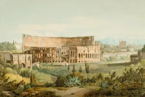 The Colosseum from the Caelian Hills, 1799 (pen, ink and w/c on paper) The Colosseum from the Caelian Hills, 1799 (pen, ink and w/c on paper)