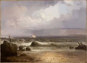 Coming Squall (Nahant Beach with a Summer Shower), 1835 (oil on canvas mounted on cradled panel) Coming Squall (Nahant Beach with a Summer Shower), 1835 (oil on canvas mounted on cradled panel)