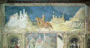 Commemoration of Guidoriccio da Fogliano at the Siege of Montemassi, from the Sala del Mappamondo, 1328 (fresco)