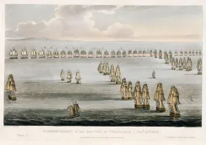 Commencement of the Battle of Trafalgar, 21st October 1805 Commencement of the Battle of Trafalgar, 21st October 1805