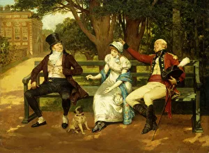 Images Dated 20th April 2011: Competing for Attention, (oil on panel)