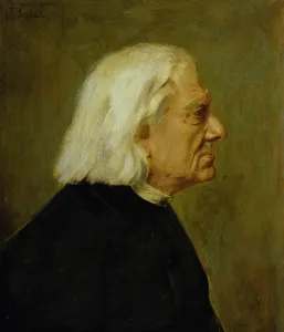 The Composer Franz Liszt (1811-86), 1884 (oil on canvas) The Composer Franz Liszt (1811-86), 1884 (oil on canvas)