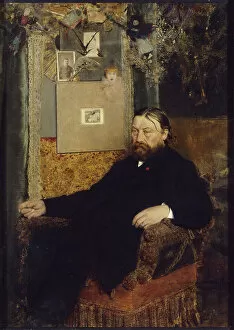 Abel Grimmer or Grimer Gallery: The composer Peter Benoit, 1883 (oil on canvas)