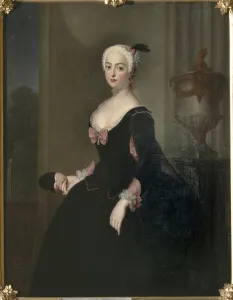 Comtesse Anne Elisabeth von der Schulenburg - Portrait of Countess Anna Elisabeth von der Comtesse Anne Elisabeth von der Schulenburg - Portrait of Countess Anna Elisabeth von der