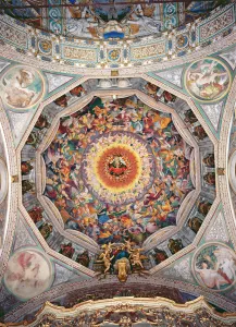 The Concert of Angels, from the dome, 1534-36 (fresco) The Concert of Angels, from the dome, 1534-36 (fresco)