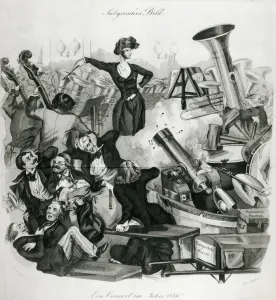 A Concert of Hector Berlioz (1803-69) in 1846 (engraving) A Concert of Hector Berlioz (1803-69) in 1846 (engraving)