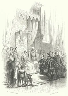 The confederacy of Dutch nobles presenting a petition of their grievances to Margaret of The confederacy of Dutch nobles presenting a petition of their grievances to Margaret of