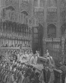 Confirmation Des Enfants A Westminster (engraving) Confirmation Des Enfants A Westminster (engraving)