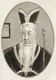 Gordon Ross Gallery: Confucius, from Living Biographies of Religious Leaders
