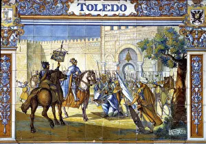 The Conquest of Toledo in 1085 (ceramic)