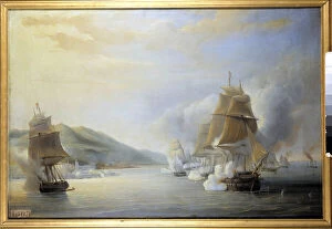 Conquete de l'Algerie (1830-1847): ' Attack of Algiers by sea, by the French fleet under the command of