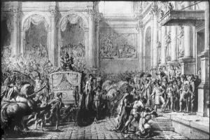Back from the Consecration, Napoleon arriving at the Hotel de Ville, Paris, 1805 Back from the Consecration, Napoleon arriving at the Hotel de Ville, Paris, 1805