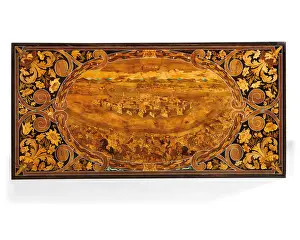 Console table, Venice, late 17th century (ivory, stained horn and pewter-inlaid ebony Console table, Venice, late 17th century (ivory, stained horn and pewter-inlaid ebony