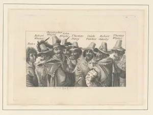 Conspirators in the Gun Powder Plot, 1794 (engraving) Conspirators in the Gun Powder Plot, 1794 (engraving)