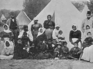 The Contact Camp for Malays, Cape Town, illustration from The King The Contact Camp for Malays, Cape Town, illustration from The King