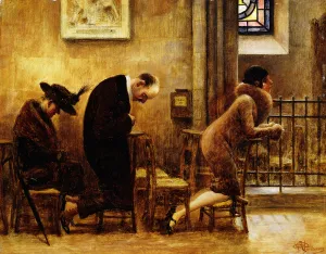 Contemplation; Recueillement, (oil on panel) Contemplation; Recueillement, (oil on panel)