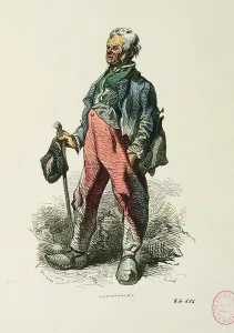 Contrasts, live off everything (coloured engraving) Contrasts, live off everything (coloured engraving)
