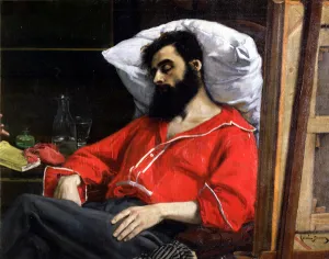 The Convalescent, or The Wounded Man, detail cut by the artist from The Visit The Convalescent, or The Wounded Man, detail cut by the artist from The Visit