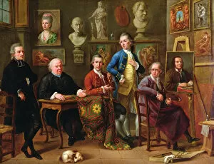 Conversation, 1772-78 (oil on canvas)