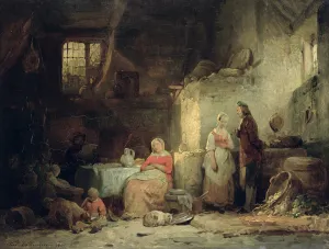 Conversation after the Meal, 1840 (oil on panel) Conversation after the Meal, 1840 (oil on panel)