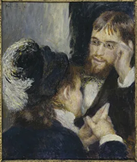 Conversation, by Renoir, Pierre Auguste (1841-1919). Oil on canvas, 1875-1878 Conversation, by Renoir, Pierre Auguste (1841-1919). Oil on canvas, 1875-1878