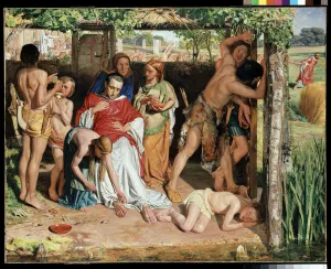 A converted British Family sheltering a Christian Missionary from the Persecution of A converted British Family sheltering a Christian Missionary from the Persecution of