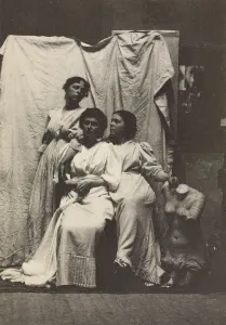 Cook Cousins in Classical Costume in Eakinss Chesnut Street Studio, c.1892 Cook Cousins in Classical Costume in Eakinss Chesnut Street Studio, c.1892
