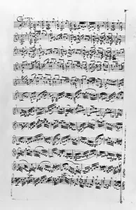 Copy of Partita in D Minor for Violin by Johann Sebastian Bach (1685-1750) Copy of Partita in D Minor for Violin by Johann Sebastian Bach (1685-1750)