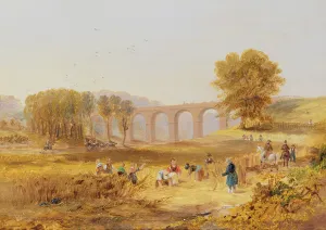 Corby Viaduct, the Newcastle and Carlisle Railway, 1836 (oil on canvas) Corby Viaduct, the Newcastle and Carlisle Railway, 1836 (oil on canvas)