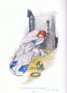 Cordelia ended her life in prison (King Lear), from Tales from Shakespeare pub Cordelia ended her life in prison (King Lear), from Tales from Shakespeare pub