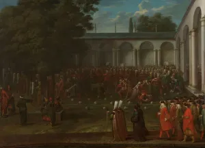 Cornelis Calkoen on his Way to his Audience with Sultan Ahmed III, c Cornelis Calkoen on his Way to his Audience with Sultan Ahmed III, c