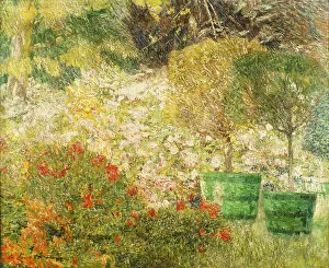Back Yard Collection: A Corner of My Garden; Un Coin de Mon Jardin, 1901 (oil on canvas)