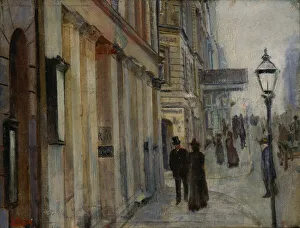 The corner Karl Johan street and Dronningen street The corner Karl Johan street and Dronningen street