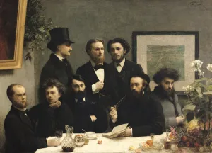 A Corner of the Table, 1872 (oil on canvas) A Corner of the Table, 1872 (oil on canvas)